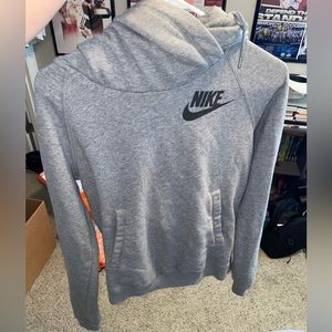 Nike Grey Women’s fleece hoodie Size small